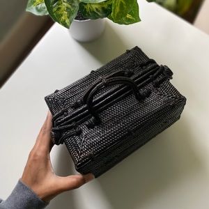 Black Woven Purse